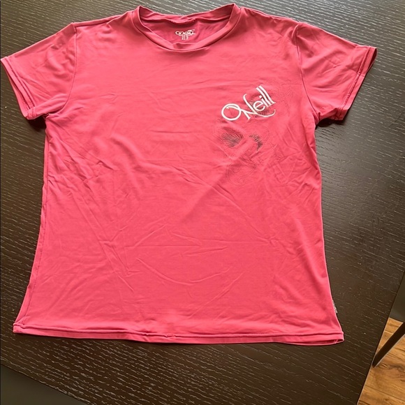 O'Neill Pink Rash Guard Swim T Shirt Size XL - Picture 1 of 7